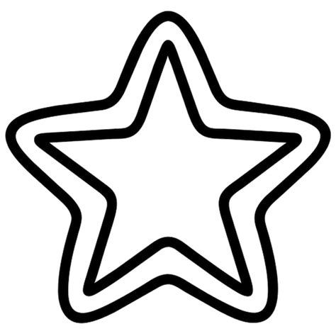 Premium Vector | Star icon outline