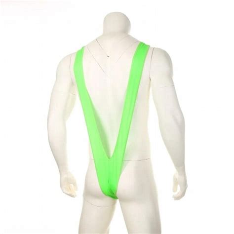 Sexy Mens Lingerie One Piece Stretch Deep V Shaped Bodysuit Jockstrap Mankini Sexy Gay Thong