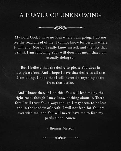 Thomas Merton Prayer