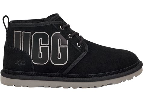 UGG Neumel Graphic Boot Black Grey Suede Men's - 1130715-BGSD - US