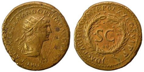 Biddr Sol Numismatik Auction XVII Lot 534 Trajan 98 117 As