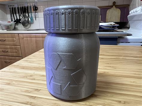 Battery Recycling Container by muddymaker | Download free STL model