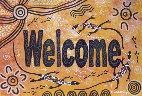 Welcome Aboriginal Art by Mundara Koorang by NovyNovy on DeviantArt