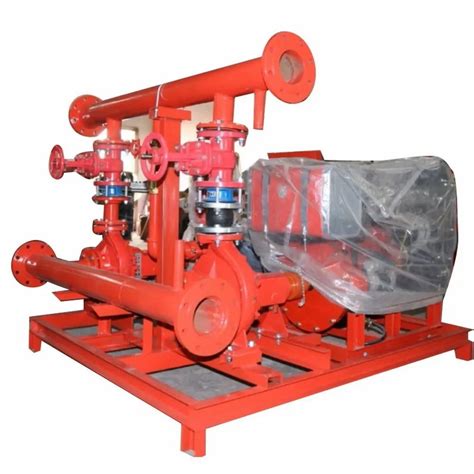 Mild Steel 50 Hz Fire Fighting Pump Max Flow Rate 150 Psi At Best