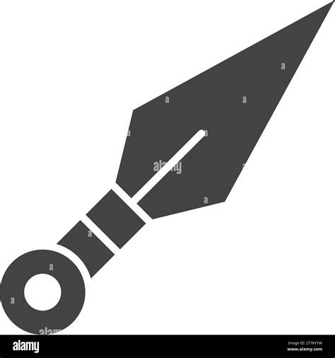 Kunai Icon Vector Image Stock Vector Image And Art Alamy