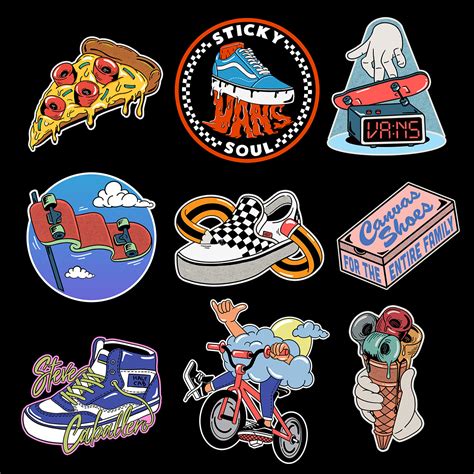 Sticker Set for VANS :: Behance