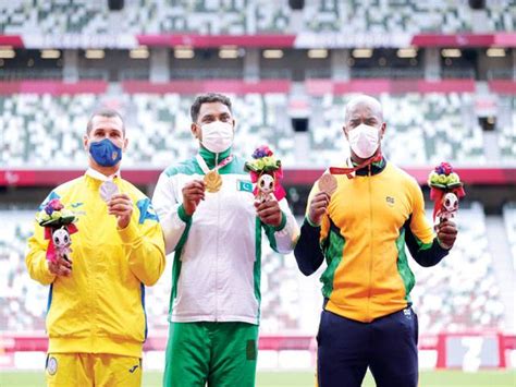 pakistan wapdas haider ali wins gold medal  tokyo paralympic games