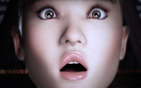 Realistic Nude Female Mei D Model