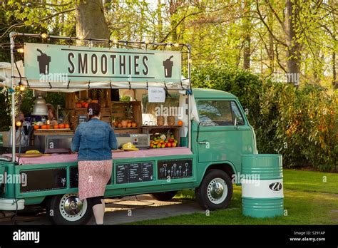 Street Food Car Stock Photo Alamy