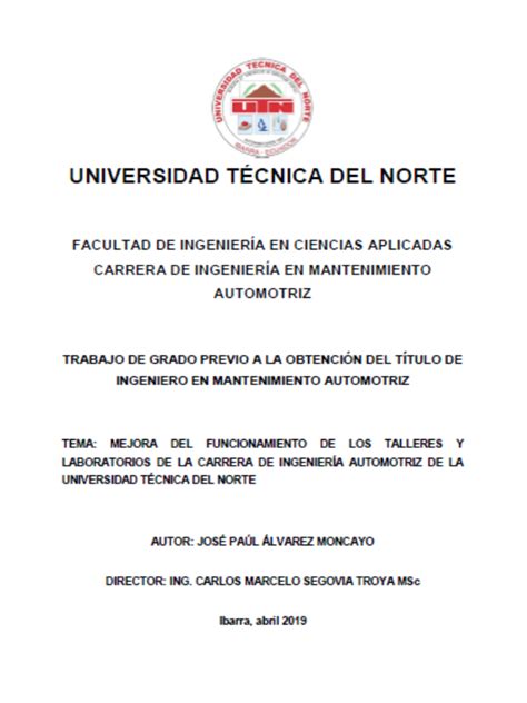 Repositorio Digital Universidad Técnica del Norte Mejora del