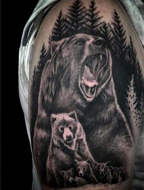 Grizzly Bear Tattoos Symbolism And Design Ideas Art And Design