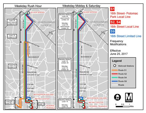 Metrobus Service Changes, June 25 | WMATA
