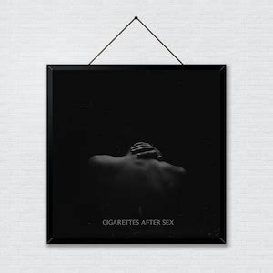 Cigarettes After Sex Poster Cigarettes After Sex Art Print Album Cover Poster Music Fan Art