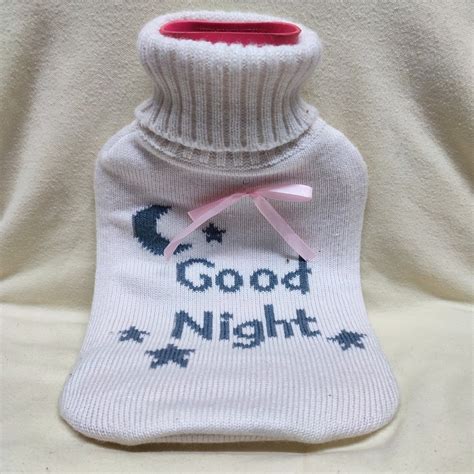 Hot Water Rubber Bag With Knitted Cover On Carousell