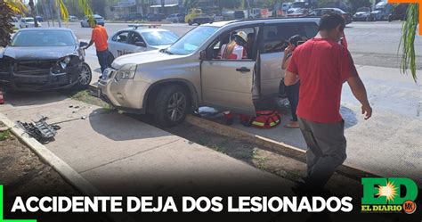 Accidente Deja Dos Lesionados El Diario Mx