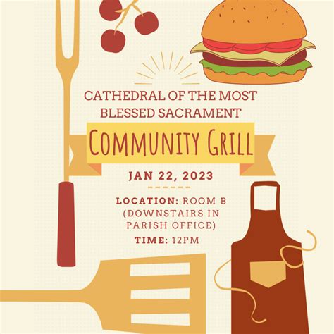 Community Grill Cathedral Of The Most Blessed Sacrament