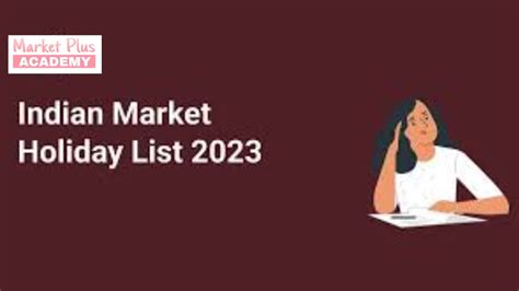 Indian Stock Market Holidays List In 2023 Market Plus Academy