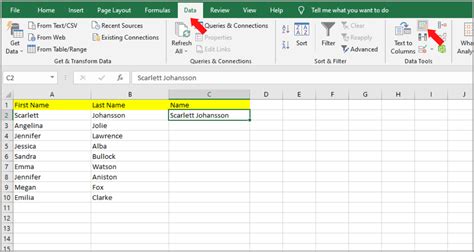 Two Easy Ways To Combine First And Last Names In Microsoft Excel