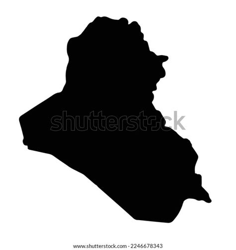 Silhouette Outline Map Arab League Country Stock Vector (Royalty Free ...