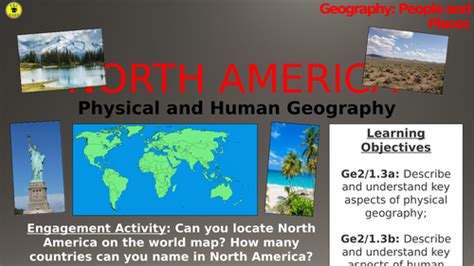 North America Physical And Human Geography People And Places