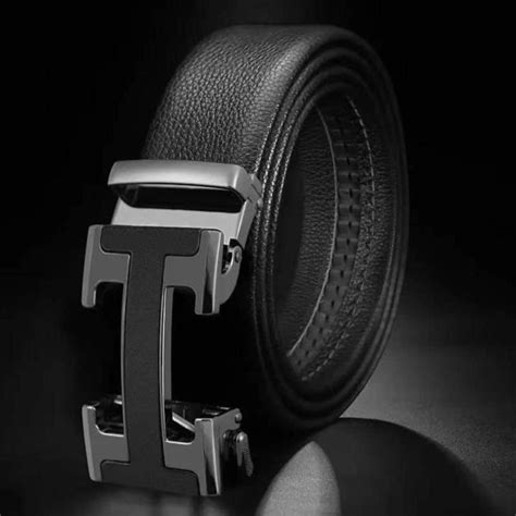 Dây Lưng Da Nam Dây Nịt Nam Mẫu Hot 2021 chữ H Siêu Bền Mặt Khoá Tự Động Dấu Giây Bên Trong