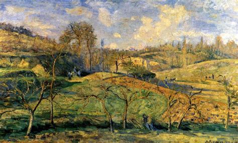 March Sun Pontoise 1875 Camille Pissarro WikiArt Org