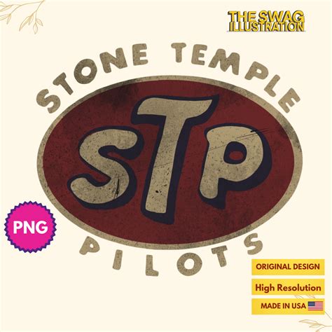 STP Stone Temple Pilots PNG, Grunge Distressed Look, Rock Band Metal