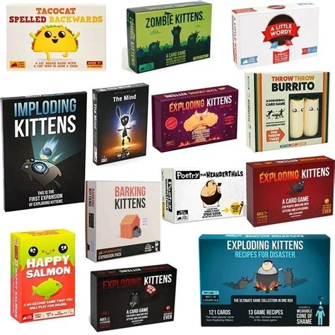 NSFW Exploding Kittens Card Jogo De Mesa Familiar Expans O Barking