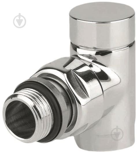 ᐉ Кран радиаторный Carlo Poletti Cylinder отсекающий угловой 1/2" хром ...