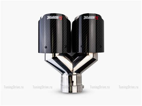 Купить Насадка на глушитель Akrapovic 102 двойная по цене 9317.00 р. в ...