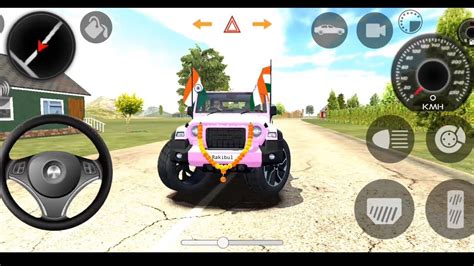 Dollar Song Modified Mahindra Black Thar 😈 Indian Cars Simulator