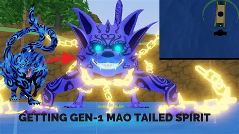 Getting Gen Mao Tailed Spirit Matatabi Shindo Life Youtube