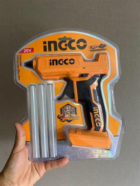 Ingco P S Tools V Lithium Ion Hot Glue Gun With Glue Sticks Cggli Body Only