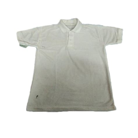 Polyester White Plain T Shirts Size S To XXL At Rs 120 Piece In