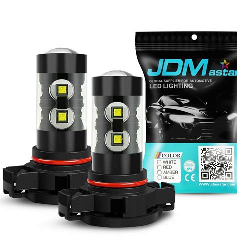 Jdm Astar Lm X P W W Led Fog Light Driving Bulbs Xenon