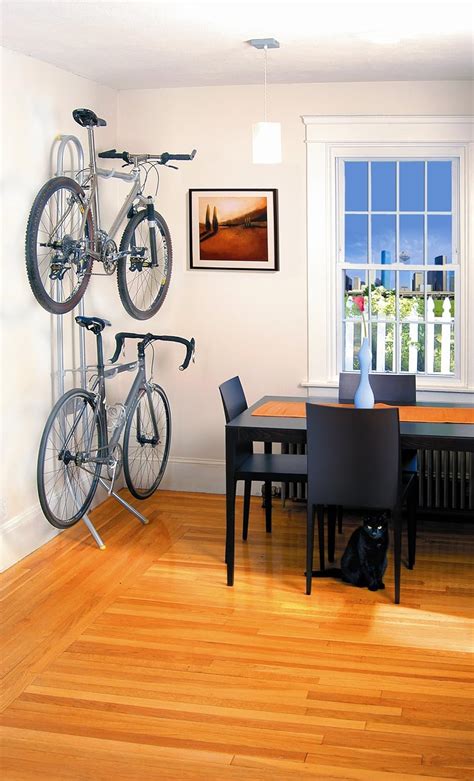 Two Bike Gravity Stand Bicycle Storage Rack Wall Mount Home Garage