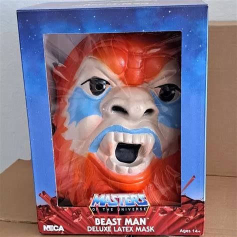 Neca Masters Of The Universe Beast Man Deluxe Latex Mask MercadoLibre