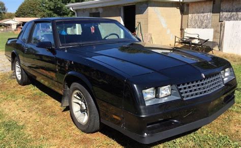 Black 1986 Chevrolet Monte Carlo SS for sale