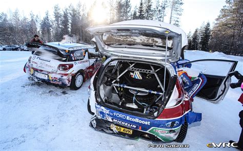 Latvala Jari Matti Anttila Miikka Ford Fiesta Rs Wrc Rally Sweden