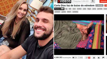 Cenapop Vídeo de Carla Diaz e Arthur debaixo do edredom no BBB 21 vai parar no Xvideos