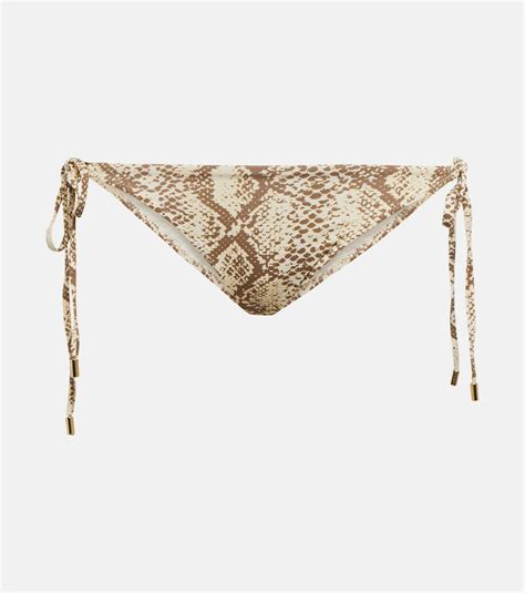 Melissa Odabash Cancun Snake Print Bikini Bottms Melissa Odabash