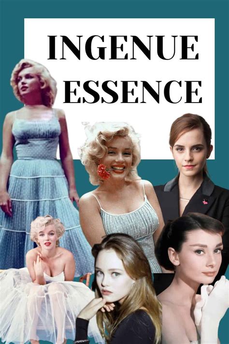 Ingenue Essence Stylish Innocent Personality And Vibe