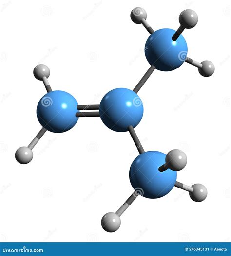 image  isobutylene skeletal formula stock illustration