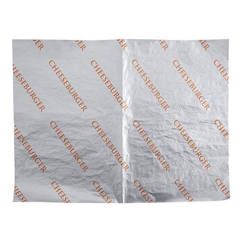 Bagcraft 10 12 X 14 Cheeseburger Insulated Honeycomb Foil Sandwich