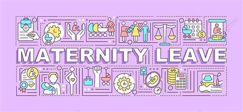 Maternity Leave Word Concepts Banner Template Download On Pngtree