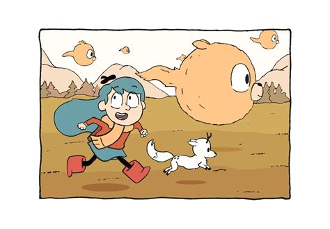 Hilda Running With Woffs Rhildatheseries