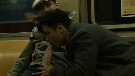 Rafael Alencar And Ben Andrews Hot Subway Cock Suck