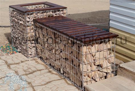 Габионовые сетки в интерьере (37 фото) - красивые картинки и HD фото