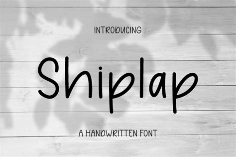 Shiplap Font