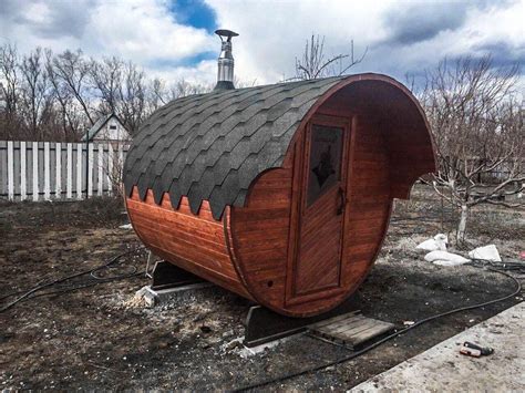 Готовая Баня-Бочка на вашем участке уже завтра - от 79.000 рублей